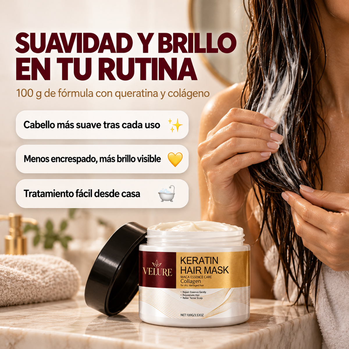 Velure Keratin Gloss Mask